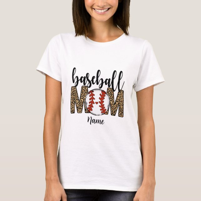 Erstellen Sie Ihre eigene Baseball-Mama T-Shirt (Vorderseite)