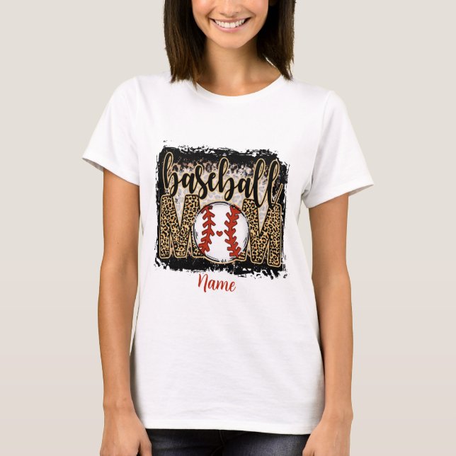 Erstellen Sie Ihre eigene Baseball-Mama T-Shirt (Vorderseite)