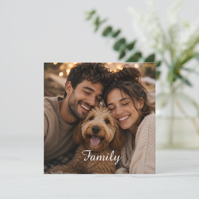 Erstellen Sie Ihre eigene benutzerdefinierte Famil (Stehend Vorderseite)