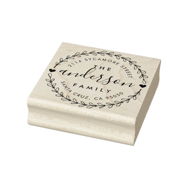 Erstellen Sie Ihre eigene benutzerdefinierte Famil Gummistempel (Stempel)