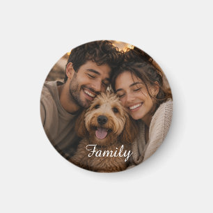 Erstellen Sie Ihre eigene benutzerdefinierte Famil Magnet