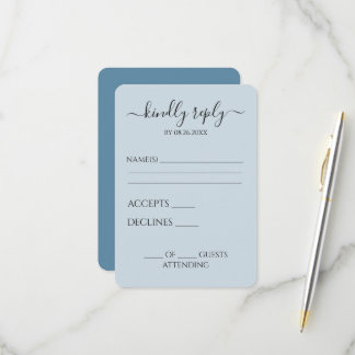 Erstellen Sie Ihre eigene benutzerdefinierte Kalli RSVP Karte