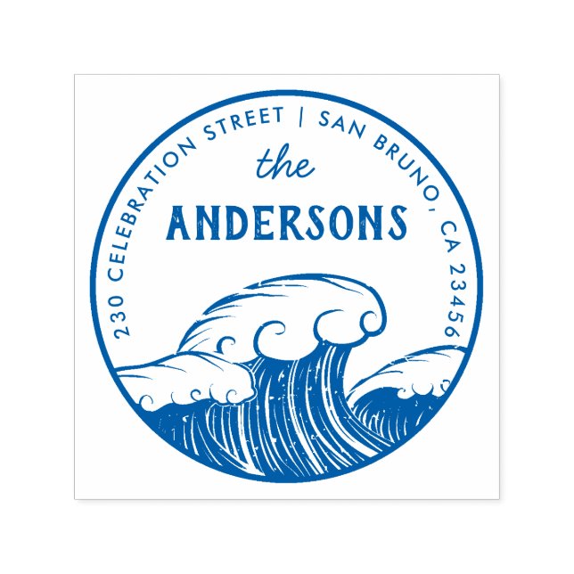 Erstellen Sie Ihre eigene benutzerdefinierte Wave- Permastempel (Design)