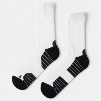 Erstellen Sie Ihre eigene benutzerdefinierte weiße Socken