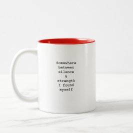 Erstellen Sie Ihre eigene benutzerdefinierte Zitat Zweifarbige Tasse