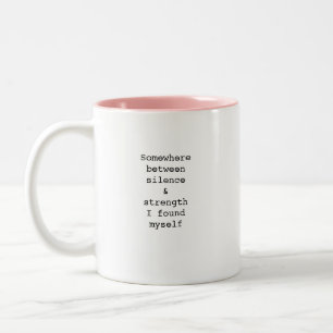 Erstellen Sie Ihre eigene benutzerdefinierte Zitat Zweifarbige Tasse