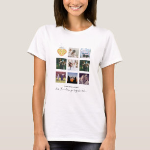 Erstellen Sie Ihre eigene BESTE FREUNDIN Foto Coll T-Shirt