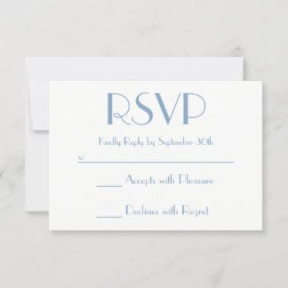Erstellen Sie Ihre eigene blaue und weiße UAWG RSVP Karte
