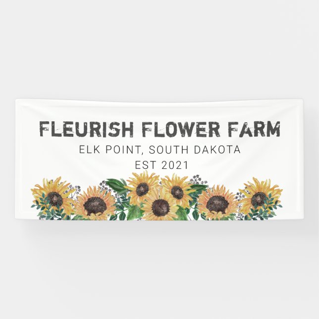 Erstellen Sie Ihre eigene Blume Farm Banner (Horizontal)