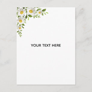 Erstellen Sie Ihre eigene Blumenborder Postkarte
