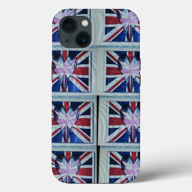 Erstellen Sie Ihre eigene britische Flagge. Case-Mate iPhone Hülle (Rückseite)