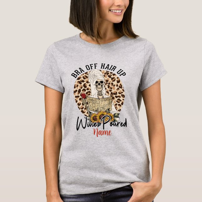Erstellen Sie Ihre eigene Brust aus dem Haar Up We T-Shirt (Vorderseite)