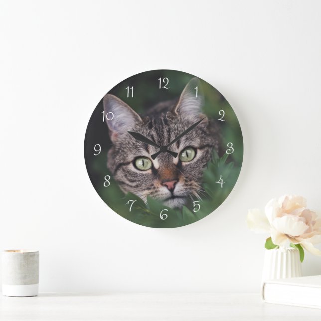 Erstellen Sie Ihre eigene Chat-Foto-Runde Wall-Uhr Große Wanduhr (Zuhause)