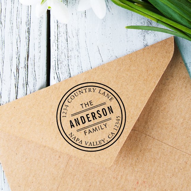 Erstellen Sie Ihre eigene Circle-Rücksendeadresse Permastempel (Von Creator hochgeladen)