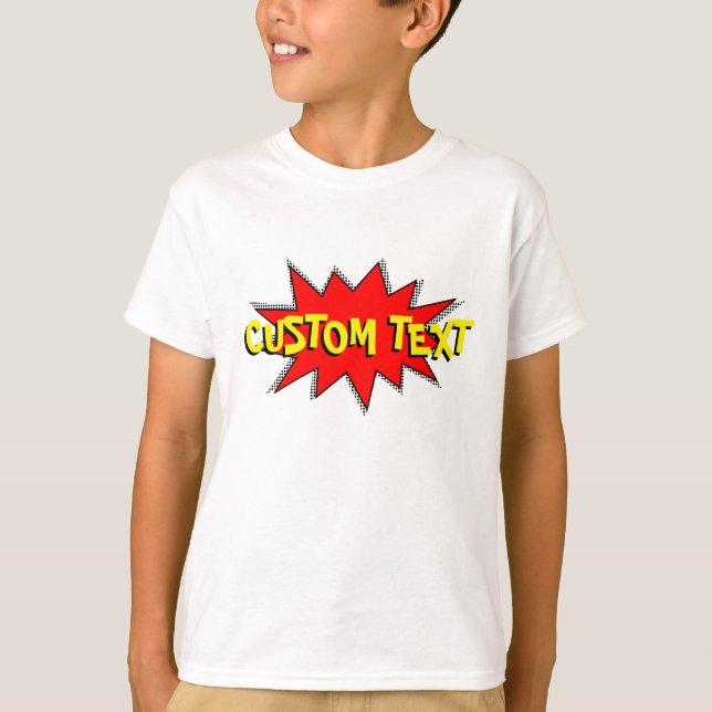 Erstellen Sie Ihre eigene Comic Book Sound Effect  T-Shirt (Vorderseite)