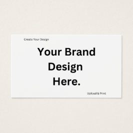 Erstellen Sie Ihre eigene Design- und Print-Visite