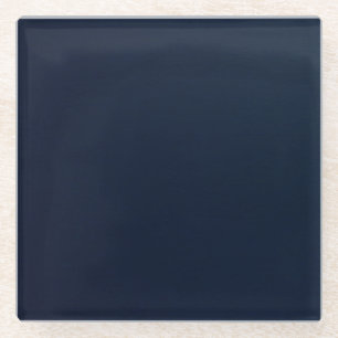 Erstellen Sie Ihre eigene - dunkle Textur - Navy B Glasuntersetzer