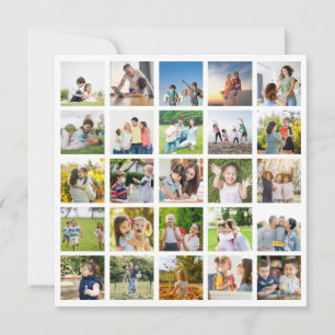 Erstellen Sie Ihre eigene editierbare Fotocollage Karte