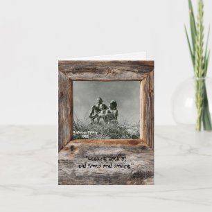 Erstellen Sie Ihre eigene einfache 4" x 5,6" Fotok Dankeskarte