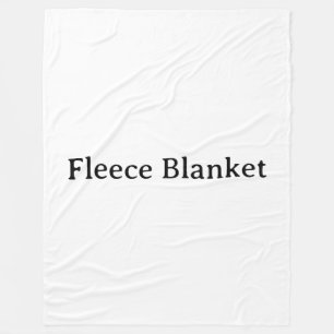 Erstellen Sie Ihre eigene einfache Markenförderung Fleecedecke