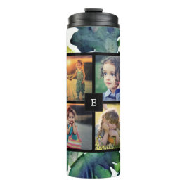 Erstellen Sie Ihre eigene Familienfotocollage Thermosbecher