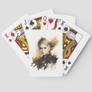 Erstellen Sie Ihre eigene Fantasie-Hexe Spielkarten
