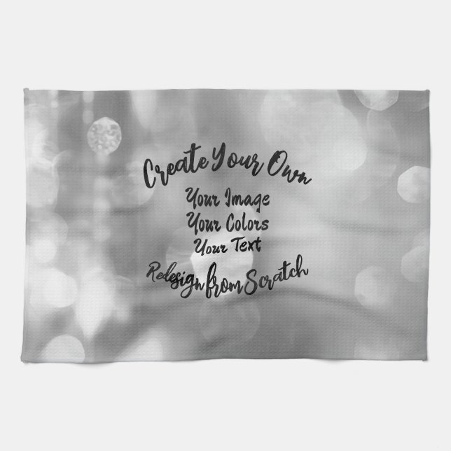 Erstellen Sie Ihre eigene Farbe/Ihr eigenes Design Geschirrtuch (Horizontal)