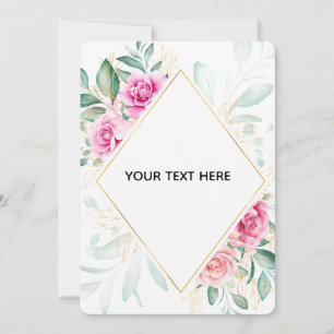 Erstellen Sie Ihre eigene farbenfrohe Blumenborder Dankeskarte
