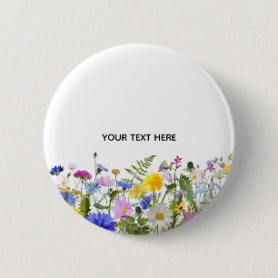 Erstellen Sie Ihre eigene farbenfrohe Flora Button
