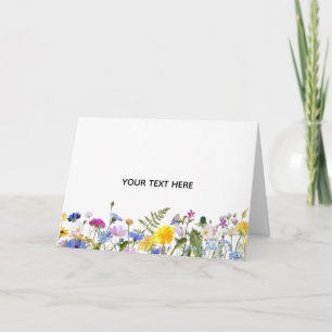 Erstellen Sie Ihre eigene farbenfrohe Flora Dankeskarte