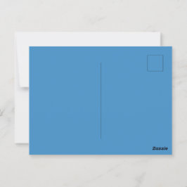 Erstellen Sie Ihre eigene, farbenfrohe Postkarte. Postkarte