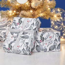 Erstellen Sie Ihre eigene Farbwahl Schwarz & Rot H Geschenkpapier