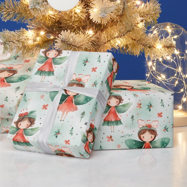 Erstellen Sie Ihre eigene Ferienfamilie Geschenkpapier (Feiertage)