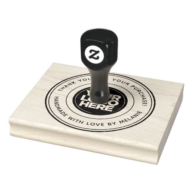Erstellen Sie Ihre eigene Firmenlogorunde. Gummistempel (Stempel)