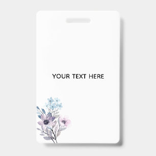 Erstellen Sie Ihre eigene Floral Ausweis