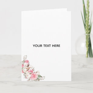 Erstellen Sie Ihre eigene Floral Dankeskarte