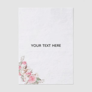 Erstellen Sie Ihre eigene Floral Seidenpapier