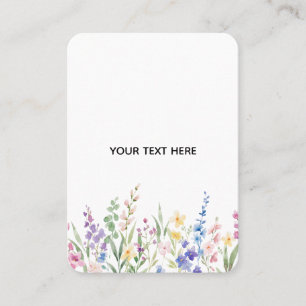 Erstellen Sie Ihre eigene Floral  Visitenkarte
