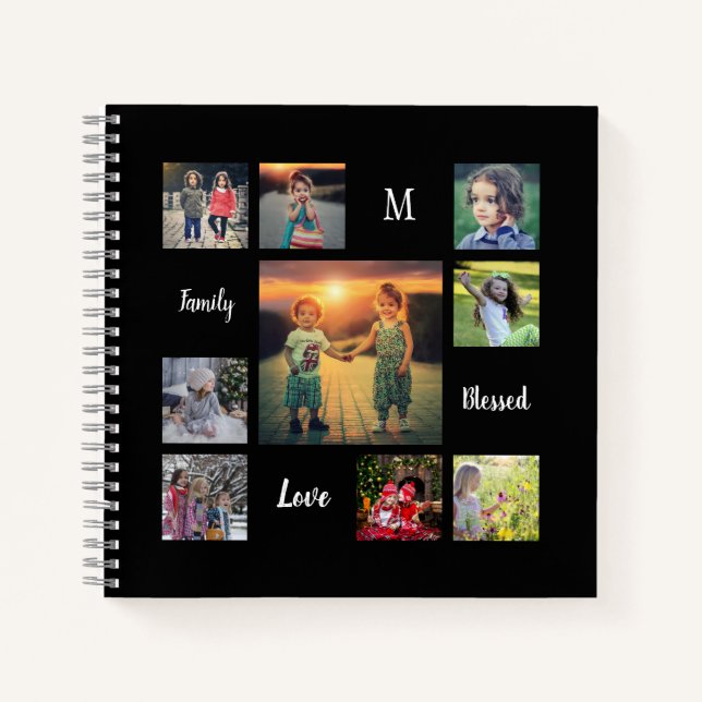 Erstellen Sie Ihre eigene Foto-Collage einzigartig Notizbuch (Vorderseite)