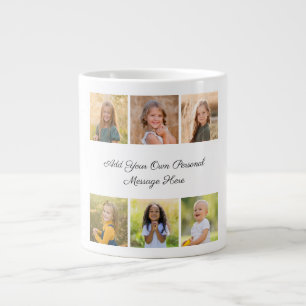 Erstellen Sie Ihre eigene Foto-Collage mit 6 Fotos Jumbo-Tasse
