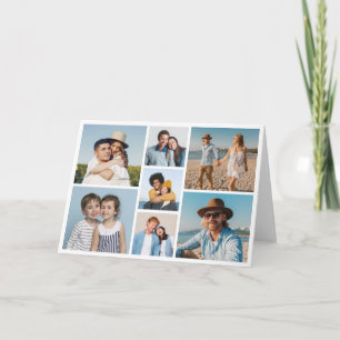 Erstellen Sie Ihre eigene Foto-Collage mit 7 Fotos Karte