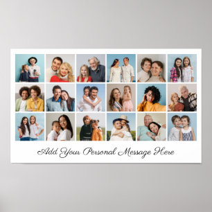 Erstellen Sie Ihre eigene Foto-Collage mit 8 Fotos Poster