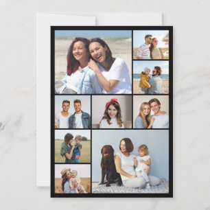 Erstellen Sie Ihre eigene Foto-Collage mit 9 Fotos Karte