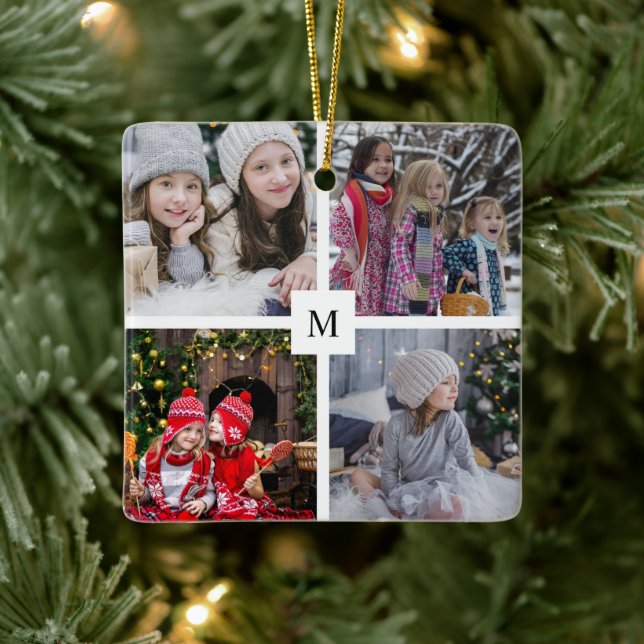 Erstellen Sie Ihre eigene Foto-Collage mit Monogra Keramikornament (Baum)