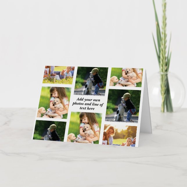 Erstellen Sie Ihre eigene Foto-Collage und -Text (Vorderseite)