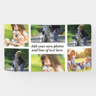 Erstellen Sie Ihre eigene Foto-Collage und -Text Banner