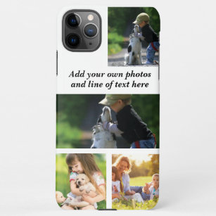 Erstellen Sie Ihre eigene Foto-Collage und -Text iPhone 11Pro Max Hülle