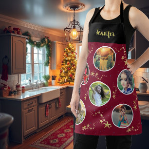 Erstellen Sie Ihre eigene Foto Collage Weihnachts- Schürze