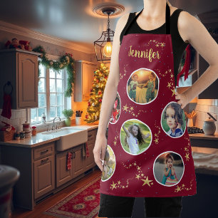 Erstellen Sie Ihre eigene Foto Collage Weihnachts- Schürze