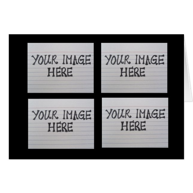 Erstellen Sie Ihre eigene Foto-Grußkarte (Vorderseite (Horizontal))